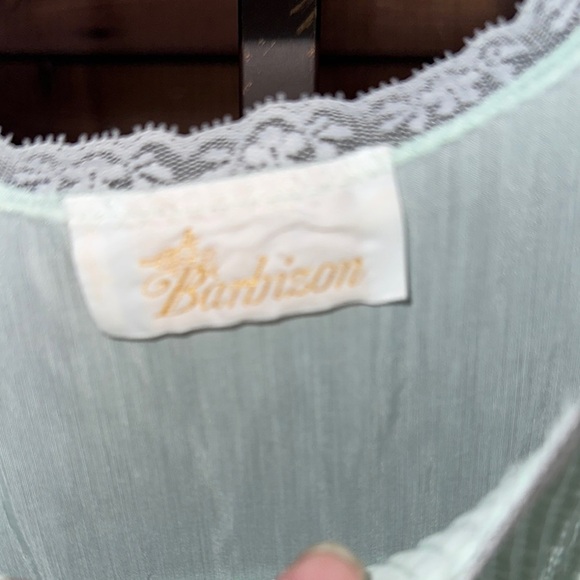 Blue Green Vintage Chemise with Empire Waist and A-Line Silhouette - Picture 5 of 8